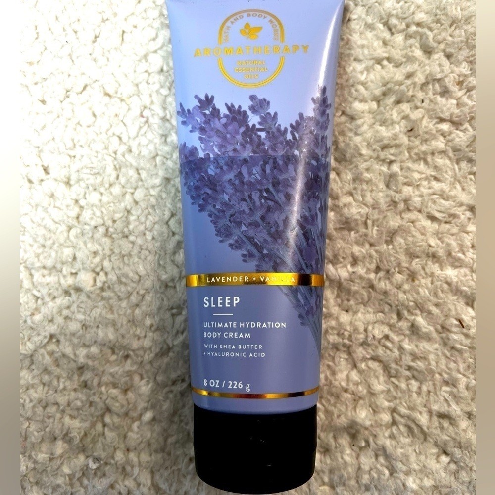 Bath Body Works Lavender Vanilla Aromatherapy Body Wash, Creme, & Sleep Oil Mist - Picture 6 of 13